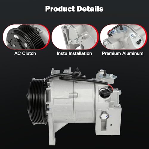 Image of CCIYU AC Compressor w /Clutch for Nissan for Altima 3.5L 2013-2015,2018