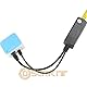 DSLRKIT Active PoE Splitter Power Over Ethernet 48V to 5V 2.4A Micro USB Plug for Raspberry Pi B/B+/2/3