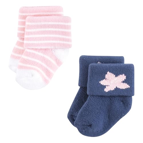 Image of Hudson Baby Baby 8-pack Cotton Rich Newborn and Terry Socks