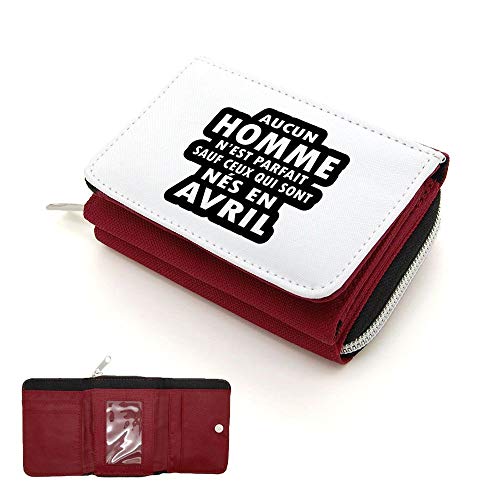 Portafoglio con patta portamonete perfetto aprile uomo rosso