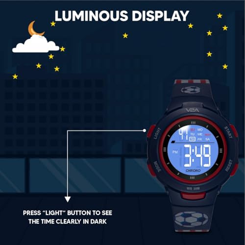 Image of V2A Kids Watch - Waterproof Multi-Functional Digital Sports Watch for Ages 5-13, 30M Water Resistance, Gift for 5-10 Year Olds