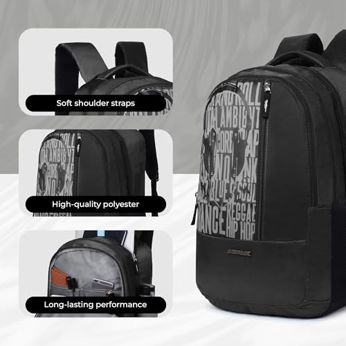 Image of ACEPACK 21.6L Backpack - Lightweight & Durable School Bag with Breathable Mesh Padding, Adjustable Straps & Fun Design