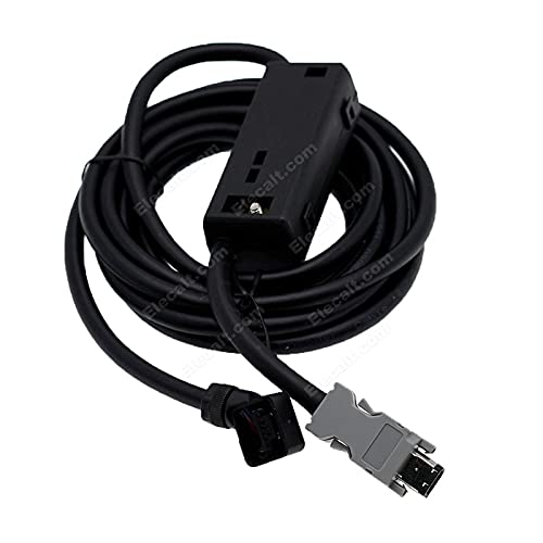 Davitu Wires & Cables - JZSP-C7PA0E Servo Motor SGM7 Absolute Encoder Cable with Battery Box JZSP-C7PA0E-10-E JZSP-C7PA0E-05-E JZSP-C7PA0E-03-E - (Length: 15m)