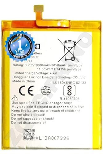 Image of Original BL-30UT Battery for Tecno i3 / i3 Pro / IN3 / IN5 / Battery with 1 Year Warranty**** (R655)