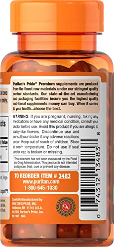 Puritans Pride Lutein 6 Mg With Zeaxanthin Supports Eye Health, Softgel, 200 Count #TOP1