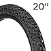 Schwinn Knobby Bike Tire with Kevlar (Black, 20 x 2.12-Inch)