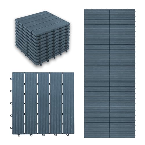 Recopilación y reviews de Caja de azulejo precio los 7 más buscados. 33 CLOVERHOLM - 10 baldosas compuestas entrelazadas para cubierta – Azulejos de plástico de 12 x 12 pulgadas para exteriores para todo tipo de clima, ducha al aire última...