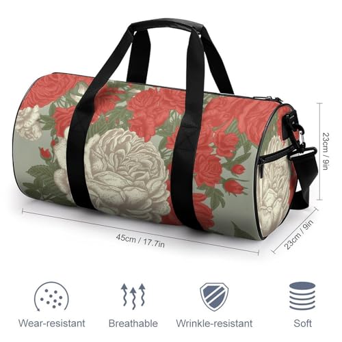 Sac de voyage roses rouges blanches pour vos week-ends et rando
