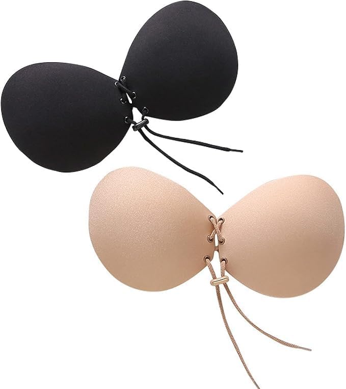 hyant enterprise Self-Adhesive Strapless Bra – Invisible Push Up Sticky Bra for Backless Dresses – Reusable Silicone Lift Bra for Wedding, Party & Everyday Wear Multicolor-picture-17