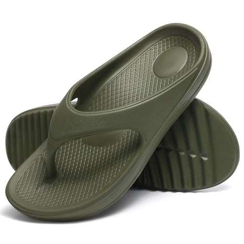 Image of shevalues Orthopedic Sandals for Women, Arch Support Recovery Flip Flops