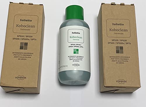 2 PRODOTTI PER PULILAVA SP 520-530-SP 600S FOLLETTO VORWERK PRODOTTO ORIGINALE( MADE IN GERMANY).
