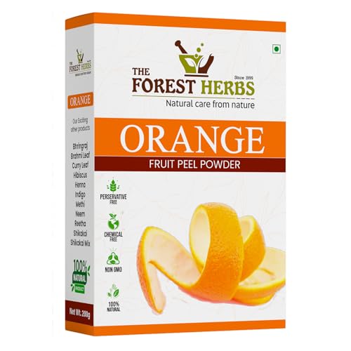 The Forest Herbs Natural Care From Nature Orange Peel Powder For Skin and Face (200 Grams) | No Chemical, No preservative