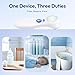 No-Touch Thermometer for Adults and Kids, 1-Second Fast Reading, Color-Coded Fever Alarm, Silent Mode, Object & Room Temperature Function, Baby Essential | Home Medical | Nurse Accessories for Work