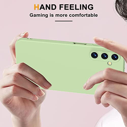 (8 Pack) for Samsung Galaxy A24 4G Case, Soft Silicone Gel Bumper Shell Shockproof Protection Phone Case Cover for Samsung Galaxy A24 4G, Red, black, dark blue, yellow, pink, white, green, purple