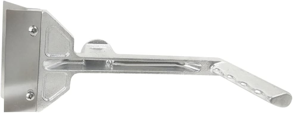 Yardwe Skillet Scraper Stone Outdoor Grill Scraper Griddle Scraper Tool Stainless Steel Fry Pan Barbecue Scraper with Long Handle Non Stick Cleaning Kit 420 Stainless Steel