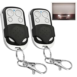 Persianas Para Garage Zuroki Mando para Puerta de Garaje Universal, Mando a Distancia clonador, 2 pcs 433 MHz Clon, Control Remoto Inalámbrico Automático.