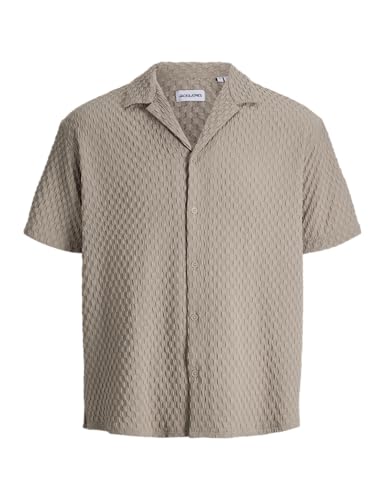 JACK & JONES Jjsean Resort T-Shirt SS, Corde, L Hommes