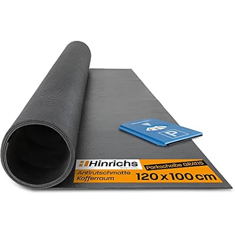Hinrichs Alfombrilla Maletero Coche - Protector para Coche Maletero, Manta Negra Coche 120 x 100 cm Cover