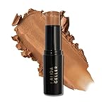 LAURA GELLER Italian Marble Bronzer Makeup Stick | Cream Finish Marbleized Contour for Natural Glow D'oro Glow