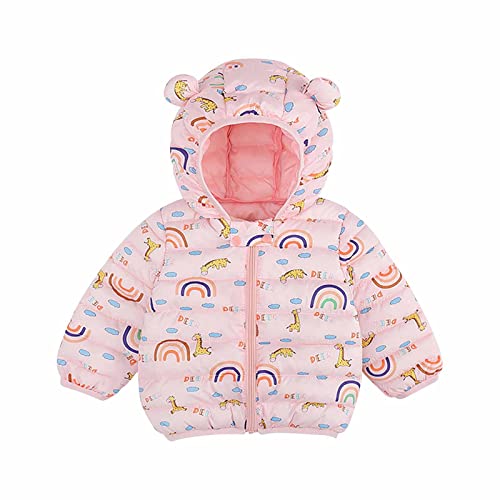 Toddler Baby Boys Girls Autumn Winter Thick Down Cotton Padded Jacket Hooded Zipper Jacke Windproof Snow Coats #TOP1