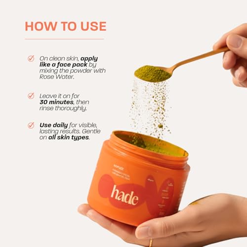 Image of NOFUZZ Turmeric Herbal Permanent Facial Hair Removal Pack | Painless Hair Removal | Lightens Thick Facial Hair | No Irritation, No Skin Rashes | 45g
