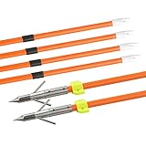 Este eje de flecha fue hecho de fibra de vidrio sólida, tiene un buen rendimiento, duro y duradero, mejor penetración