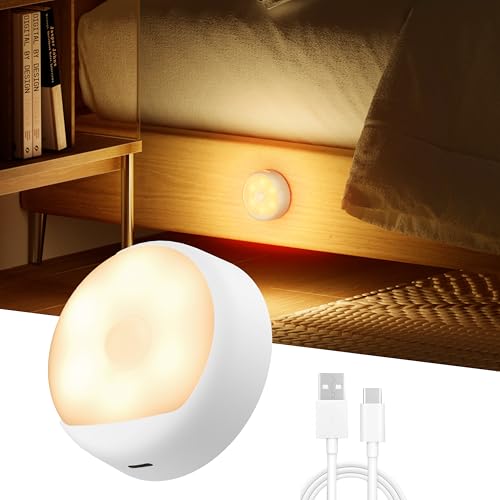Lampe de nuit LED rechargeable USB-C avec autonomie de 3 mois pour la maison