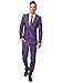 Produktbild Generique - Violetter Tiger-Anzug Suitmaster für Herren XL