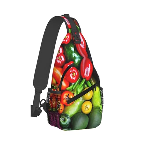 Mochila tipo bandolera urbana negra para senderismo miniatura 2