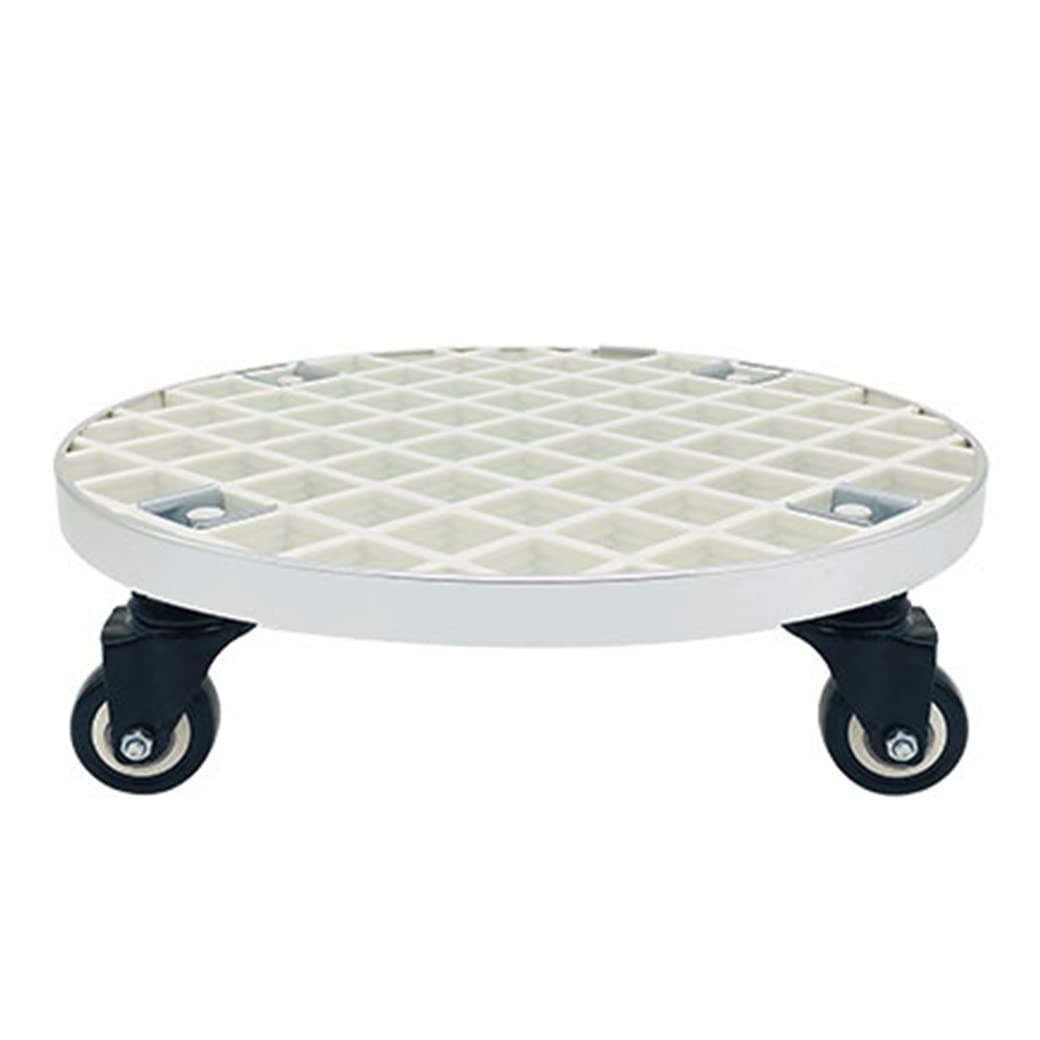 DFGHNBVC Heavy Duty Rolling Plant Stand With Lock Wheels,880Lb Capacity Planter Caddy Roller Base For Large Potted Trees - Indoor Outdoor Plant Dolly For Moving Heavy Items White-51Cm/20In
