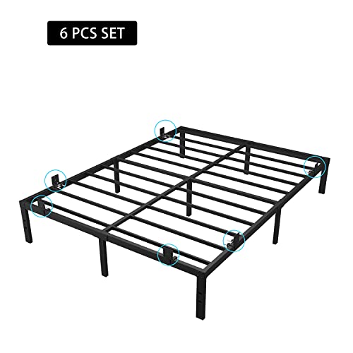 Woozuro Non Slip Mattress Gaskets For Bed Frame, Mattress Holder In Place Gripper, Keep Mattress From Sliding Stopper, 6 Pcs Black Baffle Fit For Box Spring, Wide Applicability #TOP5