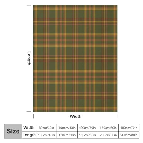 Couverture douce contre les frissons du soir plaid pelucheux à carreaux de buffle - 3