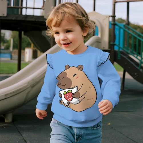 ZFRXIGN Graphic Crewneck Sweatshirt for Kids 1-8 Years Long Sleeve Hiking Shirt for Casual Wear4