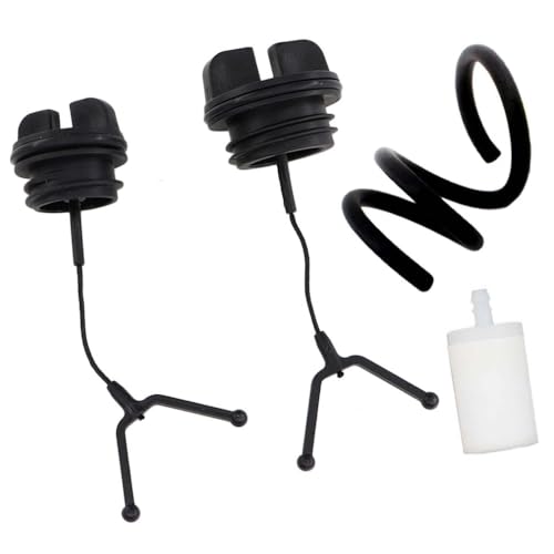 AISEN Bouchon à essence et bouchon d'huile de réservoir pour Husqvarna 36 41 42 50 51 55 136 137 141 238 242 246 254 257 261 262 281 288 Tronçonneuse