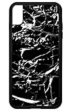 Wildflower Limited Edition Cases Compatible with iPhone Xs Max (Black Marble)