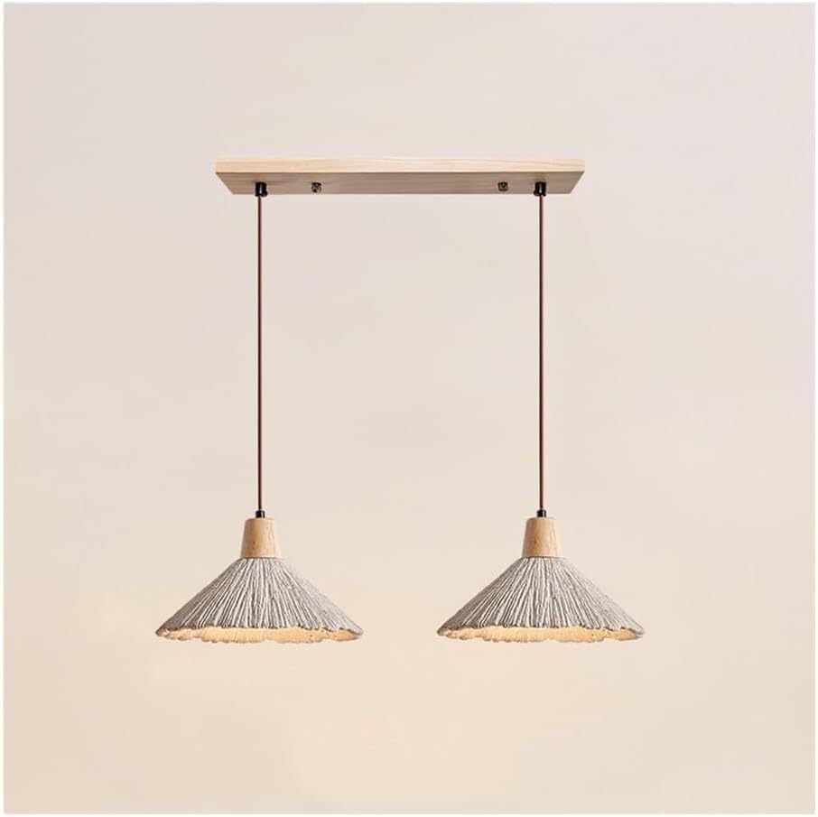 Luminaire chandelier en ciment japonais pour un plafond d'exception