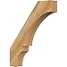 Ekena Millwork BRC04X22X26BOA00RWR Balboa Brace, 22"D x 26"H, 4" W Western Red Cedar (Rough Sawn)