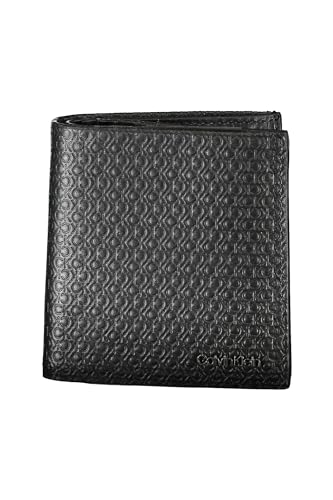 Portefeuille CK monogrammes embossés homme au relief sophistiqué