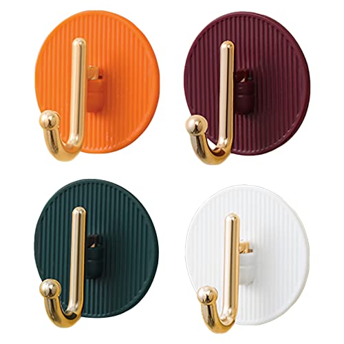 Ganchos Adhesivos, Soporte Toallas sin Taladro, Colgador Cocina, Gancho para Toallas de Puerta,Ganchos Cocina,Colgador puerta Baño Para Colgar llaves, Tapones, Utensilios de Cocina (color mezclado) Cover