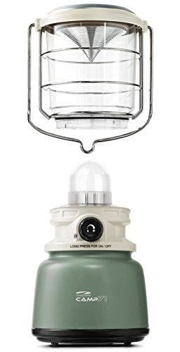 LiteXpress Camp 71 Retro Campinglaterne, 24 Hochleistungs-LED, 3 Farbtemperaturen, bis zu 1000 Lumen, grün/schwarz… - Image 4