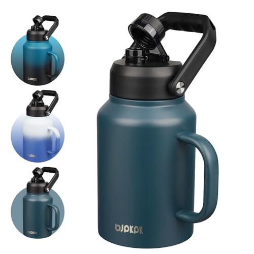 Image of BJPKPK 64oz Stainless Steel Water Bottle, Half Gallon Insulated Water Jug