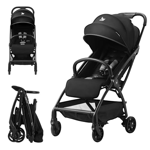 apramo (アプラモ) ベビーカー b型 軽量 コンパクト 折りたたみベビーカー 機内持ち込み可能 4ヶ月~4歳頃まで 耐荷重 22kg （ブラック）