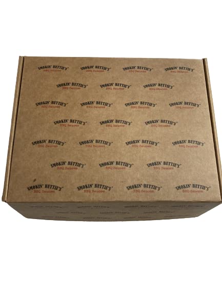 Miniatura 2 de Smokin' Bettie's Caja de tres botellas de salsa BBQ, ahora obtén uno de cada sabor en una caja de regalo. Vegetariana, sin gluten, sin HFCS, sin