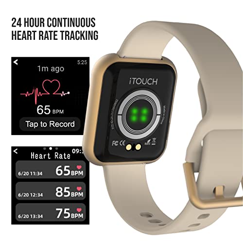 Itouch Air 3 Smartwatch Fitness Tracker With Heart Rate Tracker, Step Counter, Notifications, Sleep Monitor For Men Women #TOP3