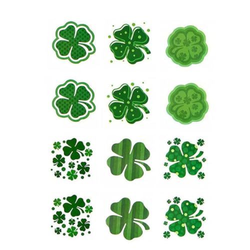 VICASKY 72 adesivi a con foglie, adesivi con falsi, adesivi temporanei per feste, impermeabili, adesivi per feste in PVC autoadesivi