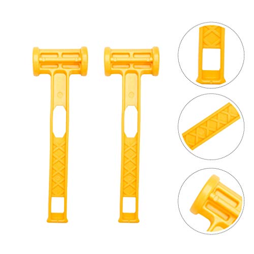FAVOMOTO 2Pcs Mallet Martelo Tenda Jogo Tenda De Plástico Decoração Do Agregado Familiar Mão Ferrame