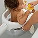 Ingenuity My Bath Seat for Sit-Up Baby Bathing, Sure & Secure Suction Cups, ASTM Safety Tested & Approved, Backrest for Assisted Sitting, Easy Setup & Storage, Gray