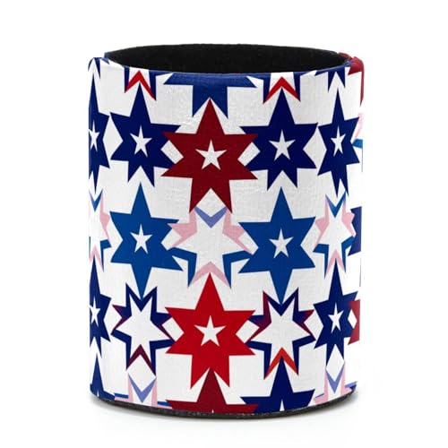 Soporte para bolígrafos para escritorio, accesorios de escritorio, patrón de estrellas de fondo azul, taza para lápices