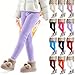 Girls Winter Leggings Thicken Fleece Lined Warm Stretchy Thermal Tights Pants for 3-13 Years