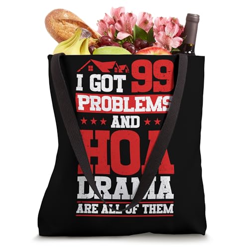 Bolsa Tote HOA Funny President para Dueños miniatura 4
